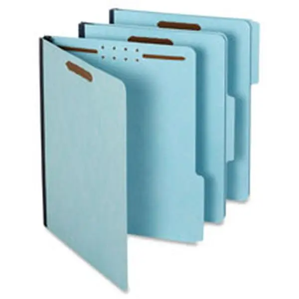 Pendaflex PFX616F213BLU Thick Cardstock 1-Fastener Pressboard Folders - 25 Per Box, Thick Cardstock Folders