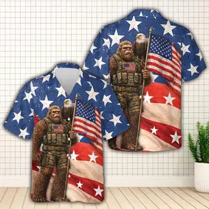 250 Years Of Freedom America Hawaiian Shirt, USA Autronaut 4th July Button Up Shirt, Patriotic Gift For Veteran Independence Day Aloha Shirt