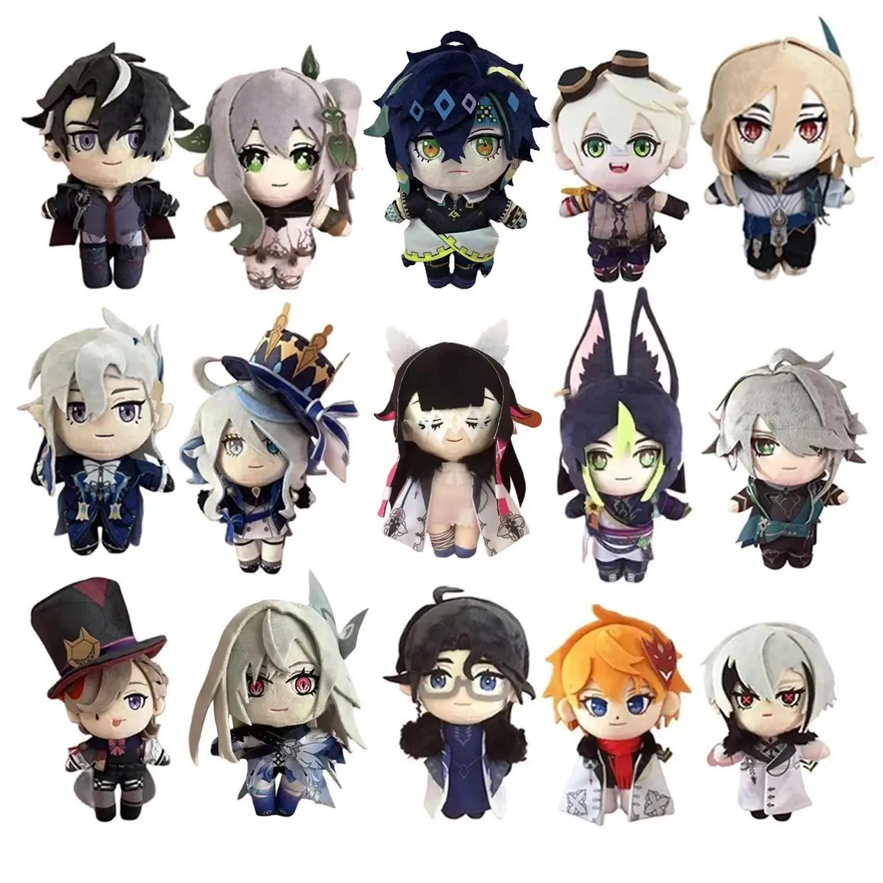 20cm Impact Columbina Skirk Kinich Arlecchino Neuvillette Pantalone Regrator Tighnari Plush Al Haitham Wanderer Doll Pillow Gift