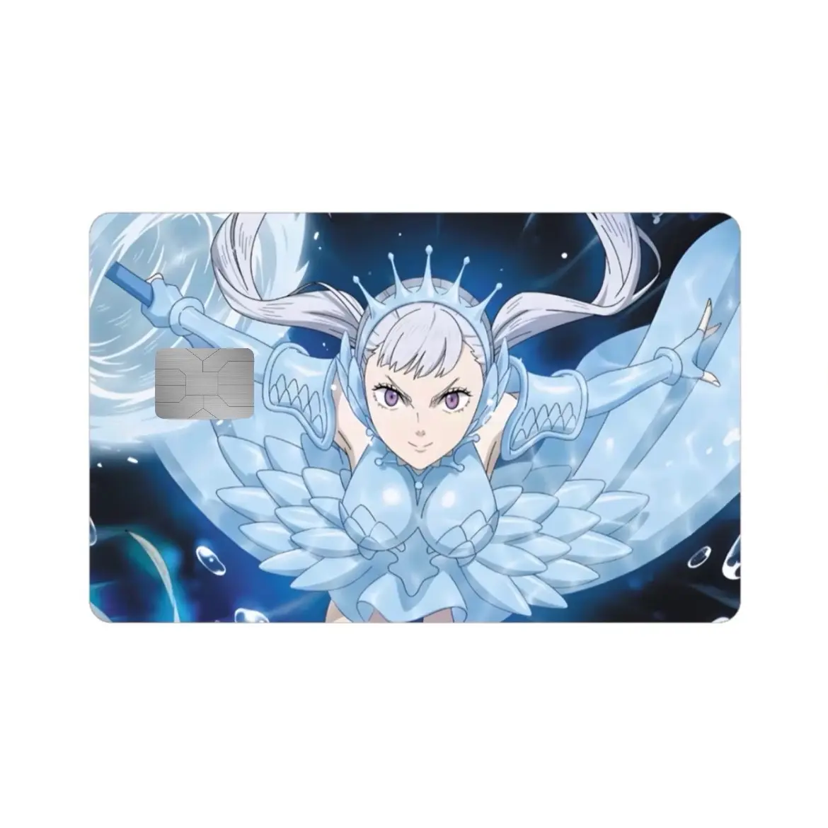 Valkyrie Noelle Black Clover Anime Credit Card Sticker
