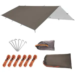 Hammock Rain Fly,  UV Protection & Waterproof & Lightweight for Camping, Backpacking and Outdoor Adventure