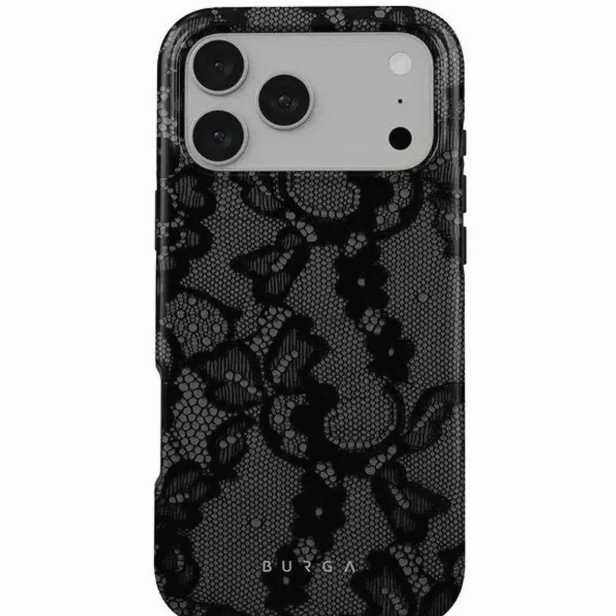 BURGA Tough Phone Cases - Magnetic Edition | for iPhone 17 16 15 14 13 12 11 Series | Lace Phone Case | Trendy 2026 Phone Case | Shockproof Protection | Gift for Her