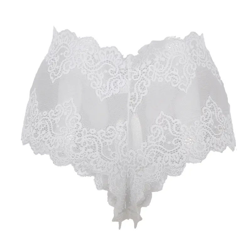 High-Waisted Floral Lace Panty — Available Individually