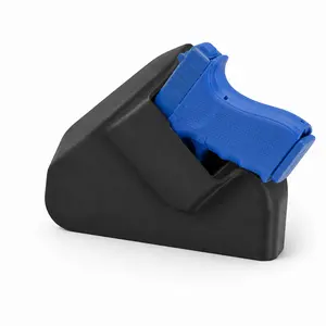 Truck Sidearm Holster Mount for 2014-2018 Silverado/Sierra, Driver Side Console Gun Holder, Magnetic Retention Pistol Mount, Fits Glock 19/42, P365, Hellcat, S&W Bodyguard 2.0