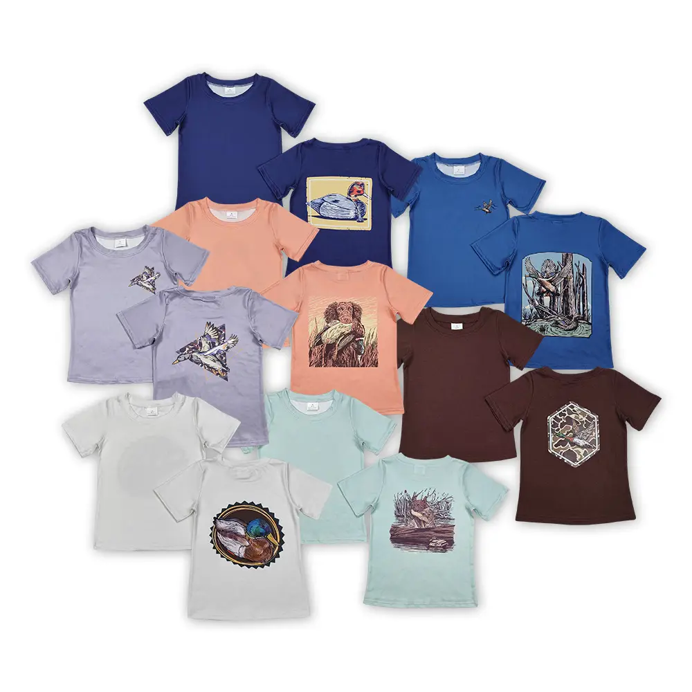 Toddler duck hunting boy Tshirt summer Clothes