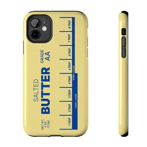 Chic Phone Case Suitable for IPhone17/16/15/14/13/12/11 Pro Promax Plus Air,Salted Butter Phone Case, Funny Phone Case iPhone and Galaxy, Gift for her him