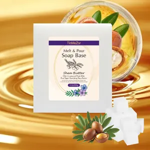 Shea Butter Soap Base Natural Soap Base for Soap Making Organic - 2 lb - Easy to Melt and Pour - Moisturizing - DIY Handmade Soap