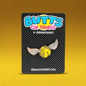Golden Wizard Ball Butt Pin