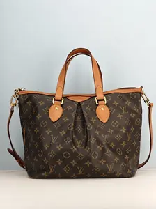 Pre-owned Monogram Coated Canvas Shoulder Bags Louis Vuitton Monogram Palermo 2Way Shoulder Bag crossbody Bag