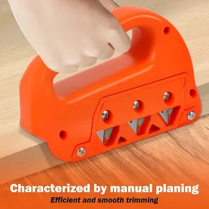Manual Tool Gypsum Board Edge Trimmer, Handheld Router for Precise 45° 60° Drywall Beveling, Woodworking Edge Trimmer