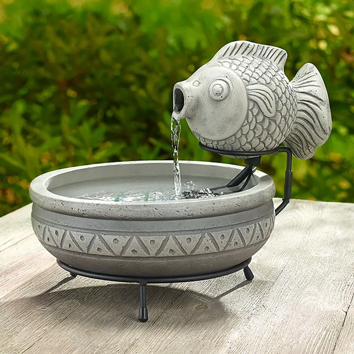 Smart Solar 23471M01 Marin Solar Fish Fountain