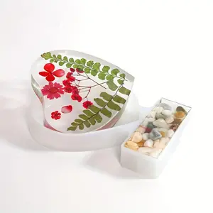 Heart Shaped Photo Frame Silicone Mold, 1 Count DIY Photo Frame Making Mold, DIY Handmade Mold for Home Decoration, Decorating