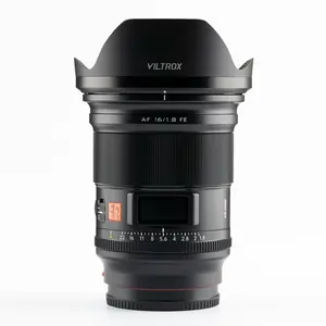 VILTROX AF 16mm f/1.8 FE Full Frame Lens for Sony E, Autofocus Lens with Built-in LCD Screen, Large Aperture for Sony E-Mount a7