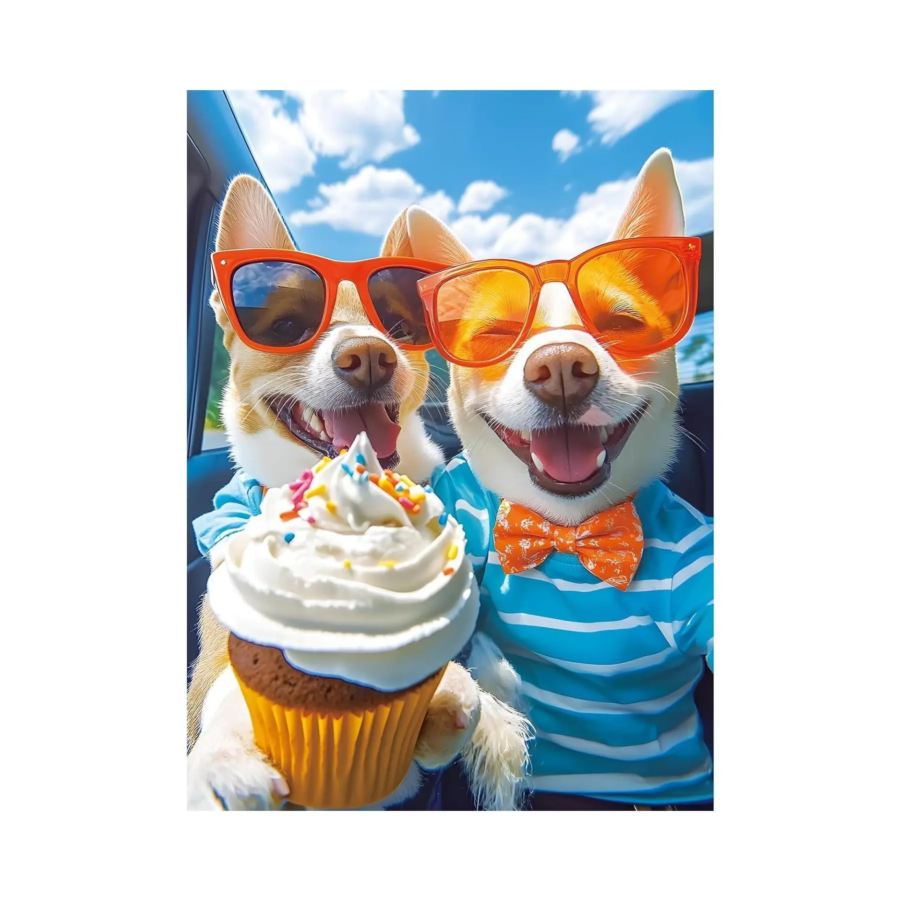 300 Piece Puzzles for Adults,Cute Puppy Jigsaw Puzzle for Adults Kids Seniors,Puzzle 300 Piece,Family Activity Great Gift for Family Friends