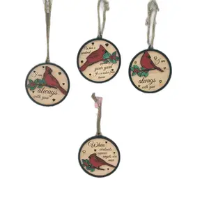 Cardinal Ornaments - Festive Home Decorations