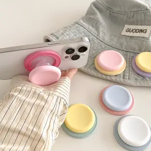 Silicone Cover Magnetic Stand Macaron Color Ins Simple Style