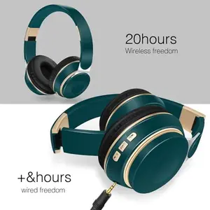 EBOW Bluetooth Headphone - 3.5mm Multi-Device Wireless Over-Ear Audio Electronic, Built-in Mic, Foldable, SD/TF/FM Radio, 20H Playtime, Ideal for Gaming, Gym, Mother's Day Gift