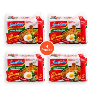 Indomie Mi Goreng Fried Instant Noodles - 4 Packs, 20 Servings (85g*20)