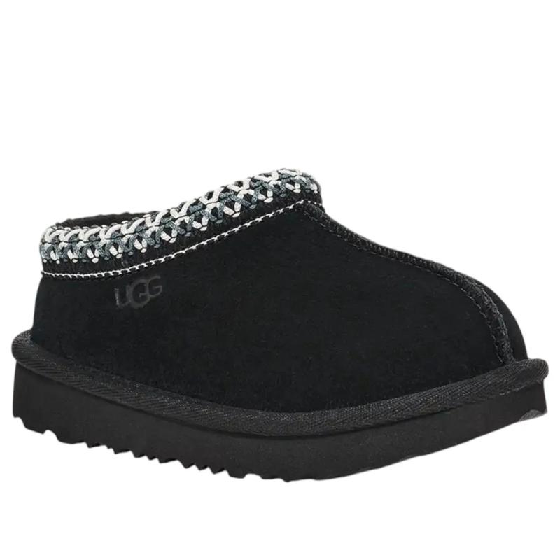 UGG Tasman II Slipper Black 1019066T-BLK Toddler Fashion Slippers New