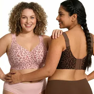 Wireless Comfort Bra for Women | No Underwire | Full Coverage | Seamless Everyday Bralette | Plus Size S-4XL