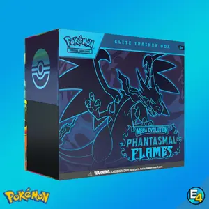 Pokémon Phantasmal Flames Elite Trainer Box - Includes 9 Booster Packs