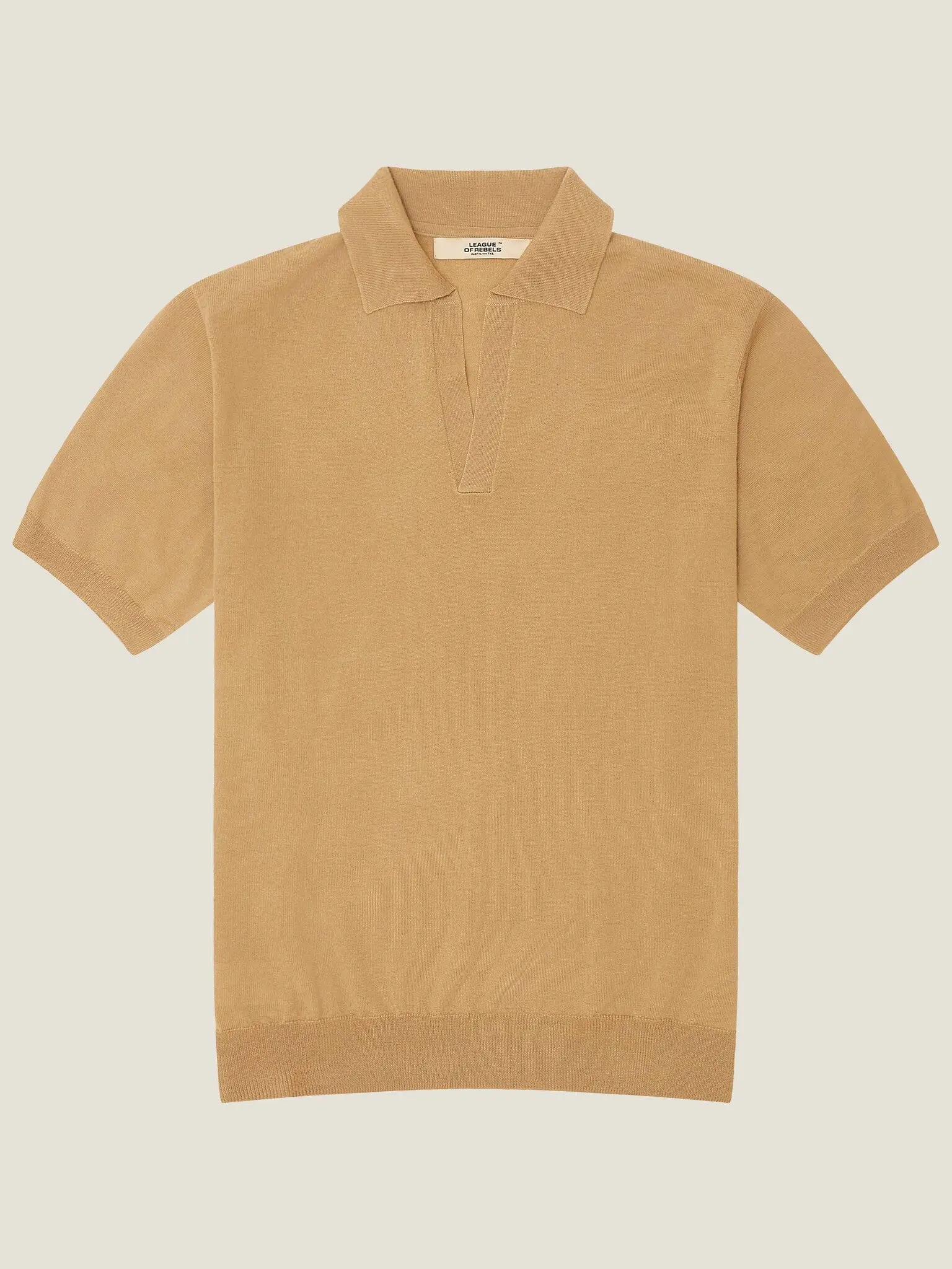 Merino Beige Polo