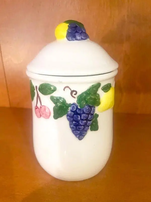 Vintage Ceramic Fruit Jar