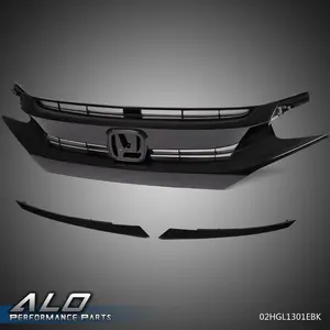 Fit For 2016-2018 Honda Civic Front Hood Grille Mesh Grille Factory Style New