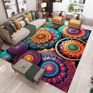 Mandala Carpet for Living Room Modern Luxury Decor Sofa Table Large Area Rugs Floor Mat Alfombra Para Cocina Tapis Decorative Area Rug