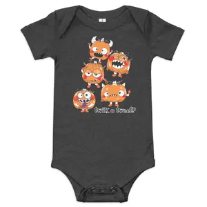 Craq Co. Halloween Pumpkin Onesie