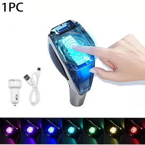 Car Universal Crystal Handle Gear Shift Knob Gear Head with LED for Toyota Lexus Hyundai Mitsubishi Mazda Ford Peugeot VW Audi
