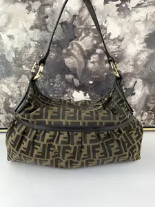 Pre-owned FENDI canvas tote bags Zucca Tote Bag