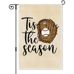 Seasonal Garden Flag Measuring 12 by 18 Inches, Humorous Baseball Yard Sign Suitable for Outdoor Use, Perfect Gifts for Baseball Enthusiasts, Presents for Athletes of All Genders, Vintage Outdoor Decor for Sports Fans, Ideal for Softball Moms