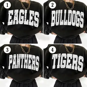 Distressed Mascot School Spirit Shirt, Eagles Bulldogs Panthers Tigers Tee, Team Mascot Shirt, Game Day TShirt