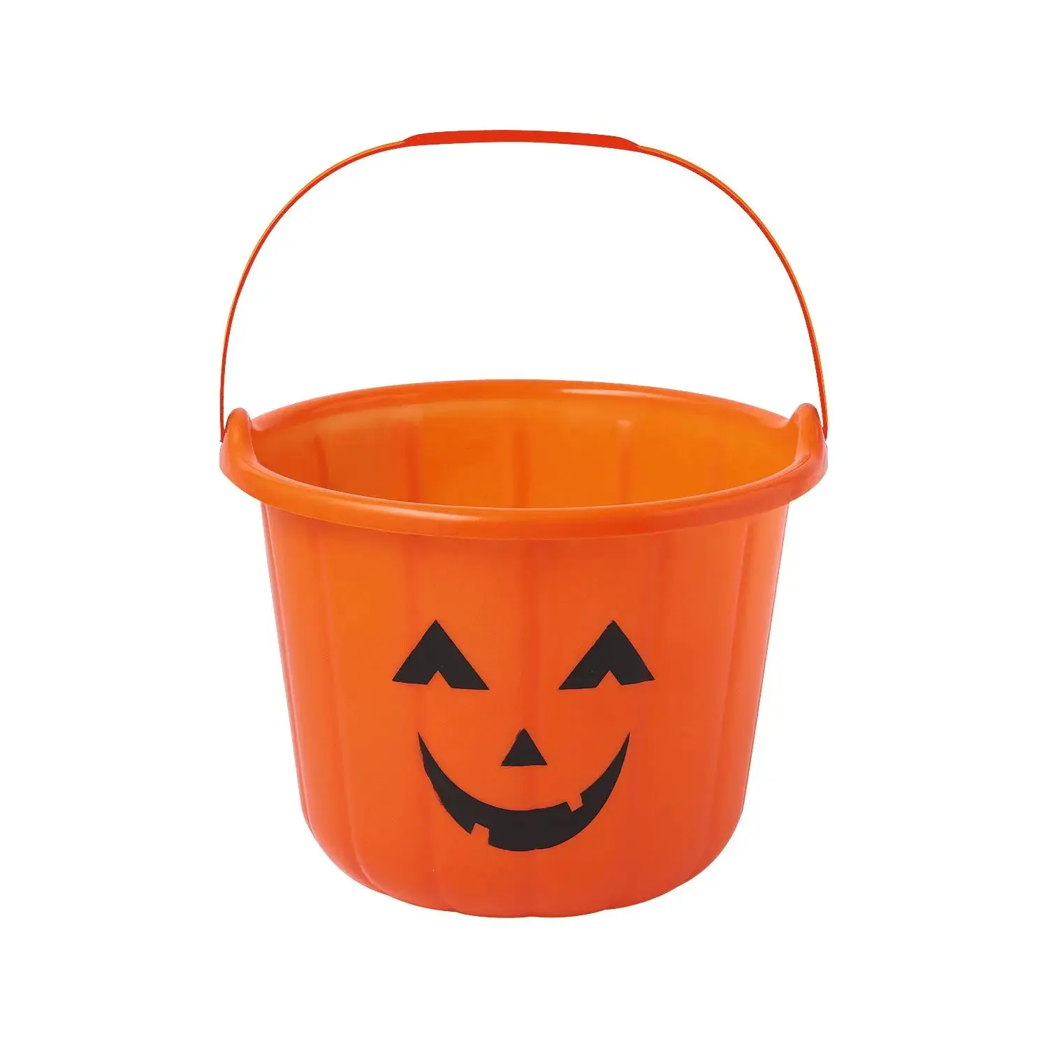 7" Orange Jack-O’-Lantern BPA-Free Plastic Trick-Or-Treat Buckets - 12 Pc.