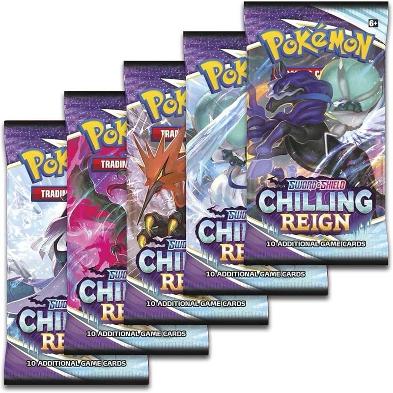 Chilling Reign Booster Pack- Ripped Live or Shipped Sealed