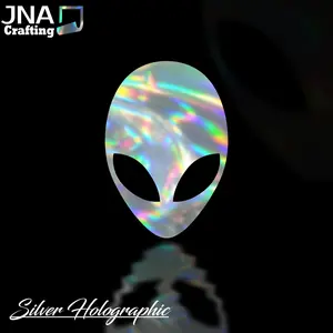 JNA Crafting Vinyl Decal Alien Head