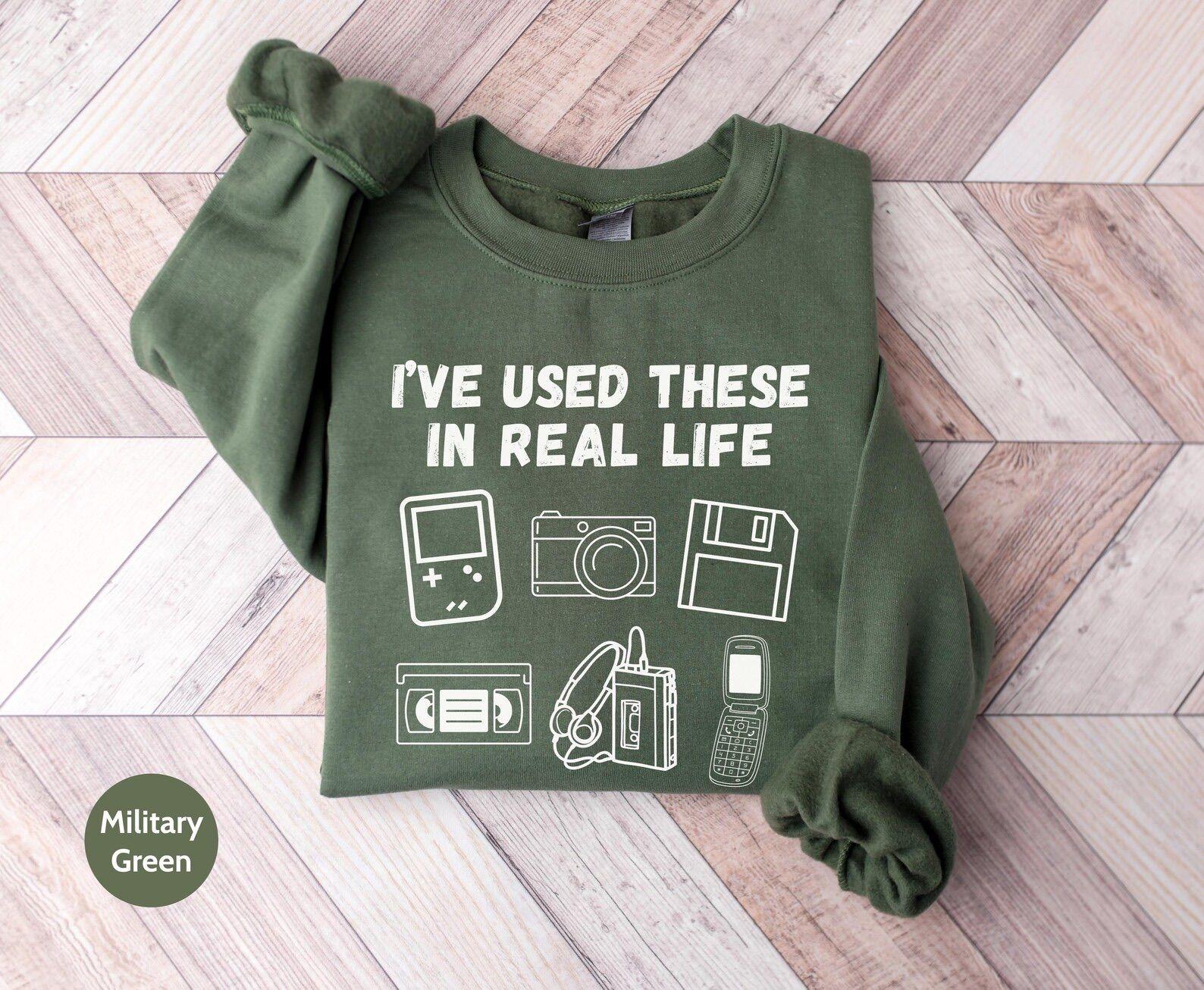 Funny Retro Millennial Sweatshirt, V …