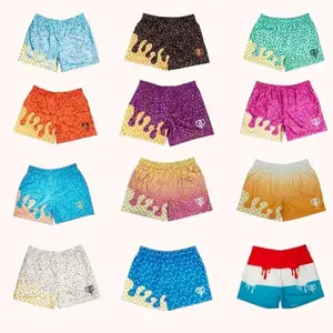 Melted Ice Cream Shorts Men | Graphic Mesh Shorts | Quick Dry Basketball Style
