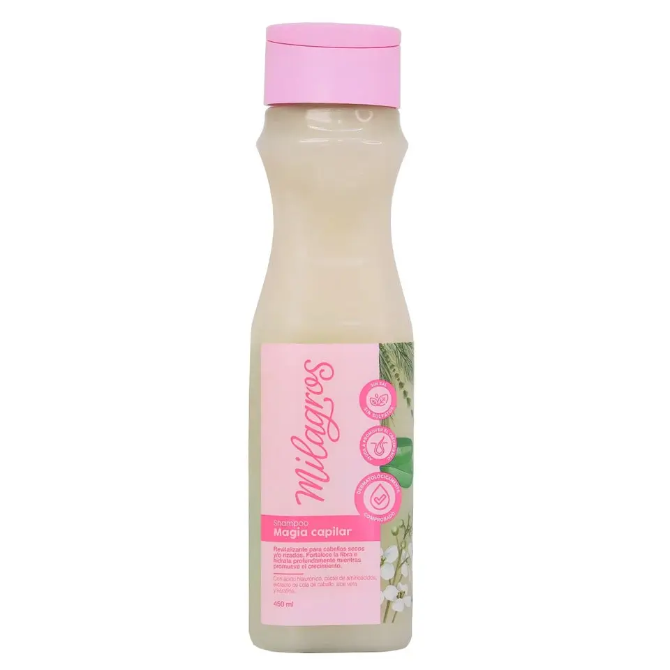 Milagros Shampoo Magia Capilar | Hydrate & Revitalize Dry Curly Hair 450ML