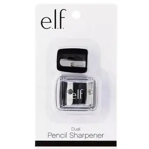 e.l.f Cosmetics Essential Dual Pencil Sharpener, 2 ea, Fits a Range of Pencils, Easy to Clean, Convenient Tool for Professional Makeup Brow Removable