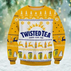 Christmas Twisted Tea Ugly Sweater, Twisted Tea Xmas Sweater, Twisted Tea Ugly Christmas Sweater, Twisted Tea Reindeer Sweater