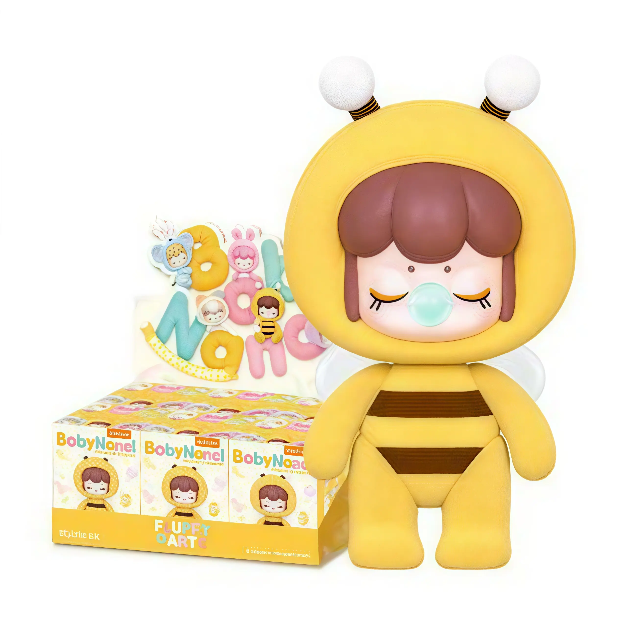 Rolife BabyNanci Fluffy Party Surprise Figure Dolls Blind Box- Series-Cute Action Figure-Kawaii Figures Bags Creative Gift for Girls and Women # collector Kawaii Bunny BJD Doll Box Neonlicious Fashion Kids