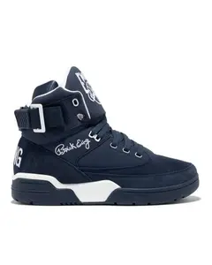 Patrick Ewing 33 HI OG Navy/White Sneakers - Men's Casual Lace-Up Athletic Shoes with Classic Color Scheme & Retro Style
