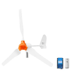 【DealsForYouDays】VEVOR 1000W 12V Wind Turbine Generator, 3-Blade Wind Turbine Kit with Wind/Solar Hybrid Controller, Efficient 3-Phase AC Permanent Wind Power Generator for RV Boat Home Farm (Tower Pole Not Include)