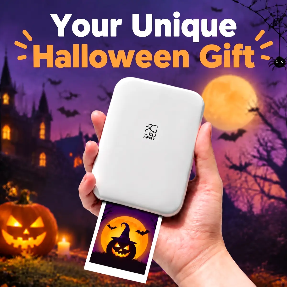 Hanin Mini Bluetooth Photo Printer MT53, portable, wireless, 2x3 inches, instant color photos, compatible with iPhone and Android, GiftedInLove