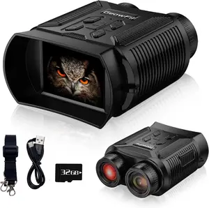 Night Vision Goggles & Night Vision Binoculars - 2600mAh Rechargeable Infrared Digital nvg Goggles | 2.4" HD Screen | 7X IR & 8X Zoom | 40M Photo HD Video | Night Advanture Men