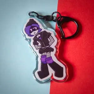 Uzi doorman Acrylic Keychain - Murder Drones