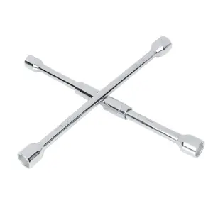 Hyper Tough Universal Automotive Steel, 14-Inch Folding Lug Wrench