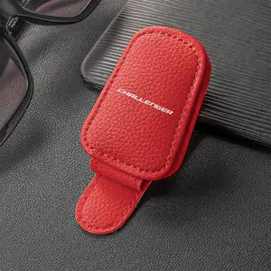 Dodge Challenger Car Sunglasses Holder, Excellent Storage Solution, Holds Sunglasses and Cards, 1 Piece, Ideal for Car Organization